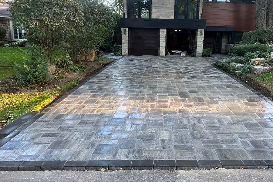 Interlock driveway by Bobby Paving in the GTA